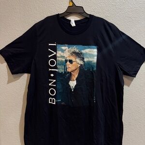 Bon Jovi Solo Concert Tour Black Graphic T-Shirt 2XL